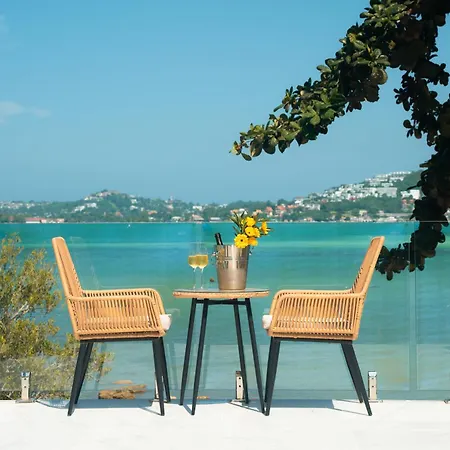 Beachfront Secret Tides Villa Luna Koh Samui Exterior photo