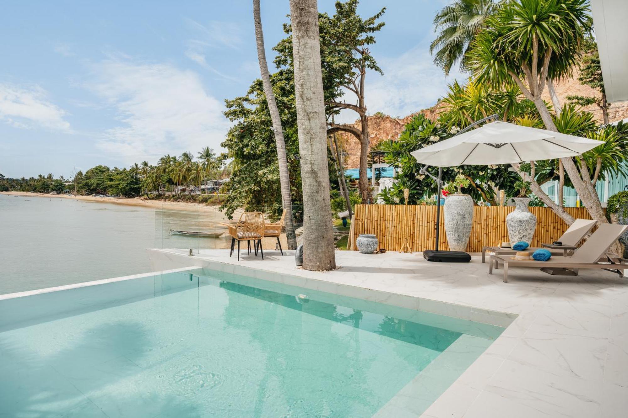 Beachfront Secret Tides Luna 別墅 Koh Samui