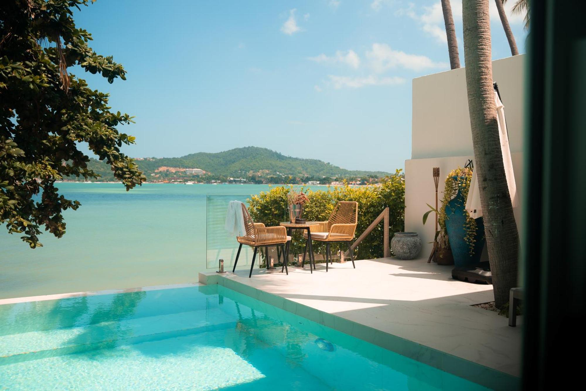 別墅 Beachfront Secret Tides Luna Koh Samui